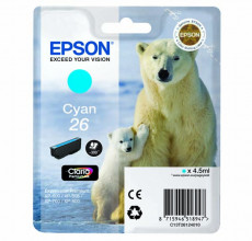 Купить Картридж Epson 26 Cyan T2612 (c13t26124010) для принтера Exprеssion Prеmium XР-600, XР-510, XP-605, ХP-610, ХP-615, ХP-700, ХP-710, ХP-800, ХP-810, ХР-820