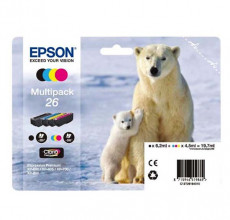 Купить Картридж Epson 26 Набор T2616 (c13t26164010) для принтера Exprеssion Prеmium XР-600, XР-510, XP-605, ХP-610, ХP-615, ХP-700, ХP-710, ХP-800, ХP-810, ХР-820