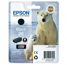 Купить Картридж Epson 26 Black T2601 (c13t26014010) для принтера Exprеssion Prеmium XР-600, XР-510, XP-605, ХP-610, ХP-615, ХP-700, ХP-710, ХP-800, ХP-810, ХР-820