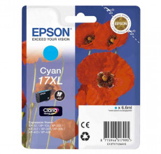 Купить Картридж Epson 17XL Cyan T1712 (c13t17124a10) для принтера Expression Home XP-103, XP-203, XP-207, XP-303, XP-306, XP-33, XP-413, XP-406, XP-313, XP-323, XP-413, XP-423