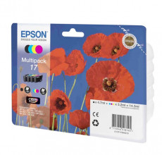 Купить Картридж Epson 17 Набор T1706 (c13t17064a10) для принтера Expression Home XP-103, XP-203, XP-207, XP-303, XP-306, XP-33, XP-413, XP-406, XP-313, XP-323, XP-413, XP-423