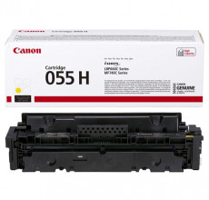 Купить Картридж Canon 055H yellow (3017C002) для принтера i-sensys MF742Cdw, MF744Cdw, MF746Cx, LBP663Cdw, LBP664Cx