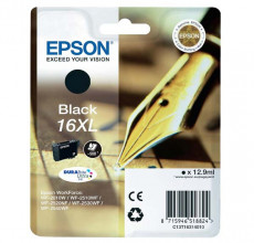 Купить Картридж Epson 16XL Black T1631 (c13t16314010) для принтера WorkForce WF-2010W, WF-2510WF, WF-2520NF, WF-2530WF, WF-2540WF