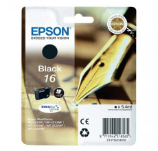 Купить Картридж Epson 16 Black T1621 (c13t16214010) для принтера WorkForce WF-2010W, WF-2510WF, WF-2520NF, WF-2530WF, WF-2540WF