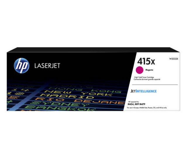 Картридж SystemPrint (Без Чипа) аналог HP 415X magenta W2033X для принтера Color LJ Pro M479dw, M479fdn, M479fdw, M479fnw, M454dn, M454dw