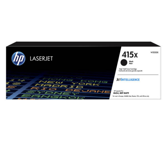 Картридж HP 415X black W2030X для принтера Color LaserJet Pro M479dw, M479fdn, M479fdw, M479fnw, M454dn, M454dw