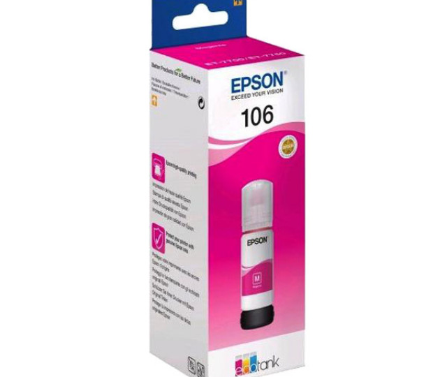 Контейнер с чернилами Epson 106 C13T00R340 Magenta