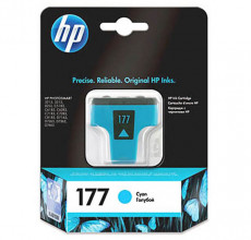 Купить Картридж HP 177 cyan C8771HE для принтера PhotoSmart 8253, 3313, C5183, D7163, D7263, D7363, D7463, C8183, C7183, C6183, C6283, C7283