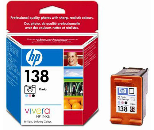 Картридж HP 138 C9369HE для принтера OfficeJet H470, 7213, 7313, 6943, 100 mobile, 150 mobile, 6213, Deskjet 5743, 6543, 6623, 6843, 6983, 9803, Photosmart 8053, 8153, 8453, 8753, D5063, C4273, C4283, C4343, C4383, C4583, C5283, D5363, C4473, C4483, 2573,