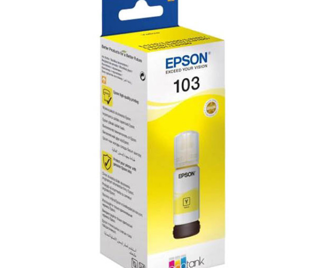 Контейнер с чернилом Epson 103 yellow (C13T00S44A)