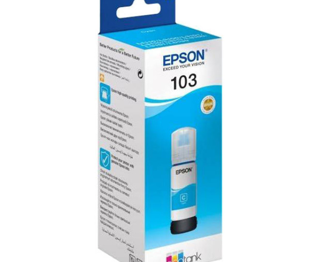 Контейнер с чернилом Epson 103 cyan (C13T00S24A)