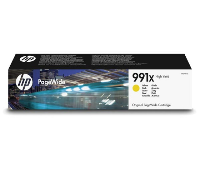 Картридж HP 991X Yellow (M0J98AE) PageWide 774, 779, PageWide Pro 750dw, 755dn, 772dw, 777z