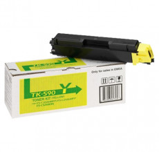 Купить Картридж Kyocera TK-590Y yellow (1T02KVANL0) для принтера FS-C2026MFP, FS-C2126MFP, FS-C2526MFP, FS-C2626MFP, FS-C5250DN, ECOSYS P6026cdn