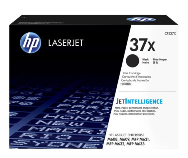 Картридж HP 37X CF237X для принтера LaserJet M608n, M608dn, M609dn