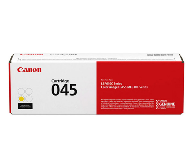 Картридж Canon 045 yellow (1239C002) для принтера i-sensys LBP611Cn, LBP613Cdw, MF631Cn, MF633Cdw, MF635Cx