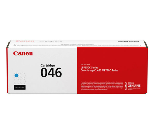 Картридж Canon 046 cyan (1249C002) для принтера i-sensys LBP653Cdw, LBP654Cx, MF732Cdw, MF734Cdw, MF735Cx