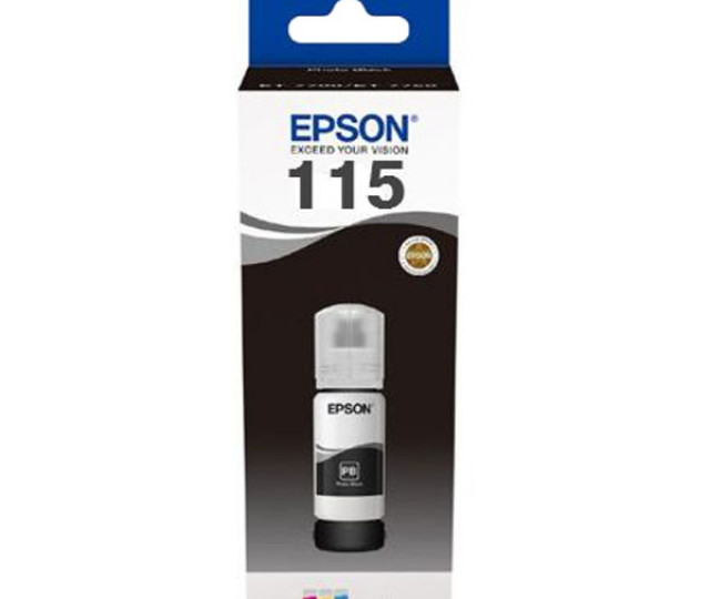 Контейнер з чорнилом Epson C13T07C14A black для принтера L8180, L8160