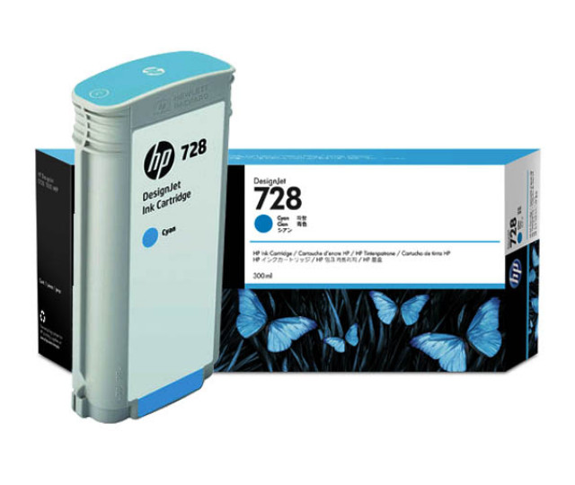 Картридж HP 728 Cyan F9K17A