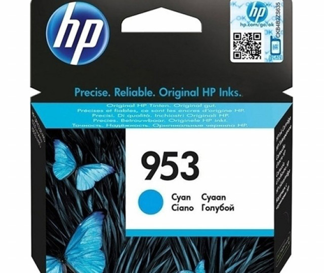 Картридж HP 953 cyan (F6U12AE) для принтера OfficeJet Pro 8710, 8720, 8730, 8210