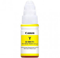 Купить Контейнер с чернилами Canon GI-490 Yellow (0666C001)