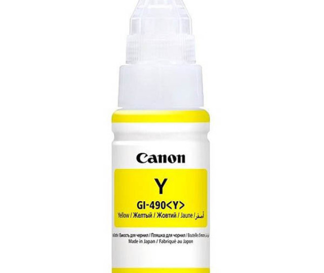 Контейнер с чернилами Canon GI-490 Yellow (0666C001)