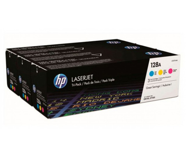 Картридж HP 128A colour CF371AM (3 шт.) до принтера LaserJet CP1525n/CP1525nw CM1415fn/CM1415fnw