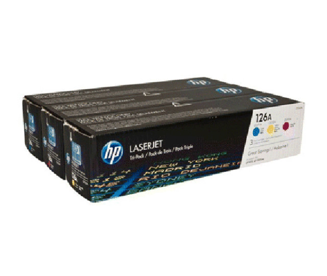 Картридж HP 126A colour CF341A (3 шт.) для принтера LaserJet Pro CP1025, CP1025nw, M275, M175a, M175nw