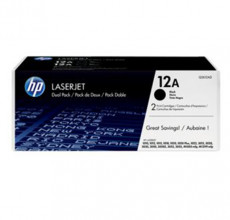 Купить Картридж HP 12A (Q2612AF) (2 шт.) до принтера LaserJet 1010, 1012, 1015, 1018, 1020, 1022, 3015, 3020, 3030, 3052, 3055, М1005