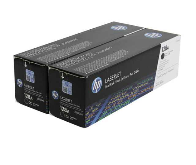 Картридж HP CE320AD black (2 шт.) для принтера LaserJet Pro CP1525n, CP1525nw, CM1415fn, CM1415fnw