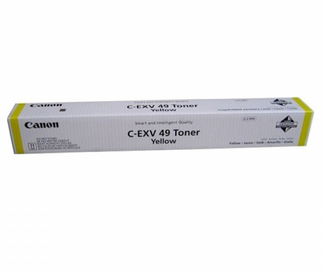 Картридж Canon C-EXV49 Yellow (8527B002) для принтера IRA C3325i, C3320i, C3320, C3520i, C3720i, C3835i, C3830i, C3826i, C3822i