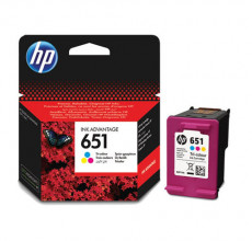 Купить Картридж HP 651 color (C2P11AE) для принтера DeskJet Ink Advantage 5575, OfficeJet 202 (мобильный), 252