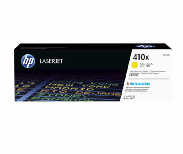 Картридж HP 410X CF412X yellow для принтера Color LaserJet Pro M477fdw, M452dn, M452nw, M477fdn, M477fnw, M377dw, M377fdw