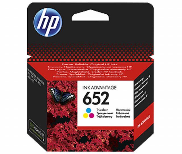 Картридж HP 652 color F6V24AE для принтера HP DeskJet Ink Advantage 4535, 2135, 3635, 4675, 3835, 1115, 3775, 2136, 3785, 3775