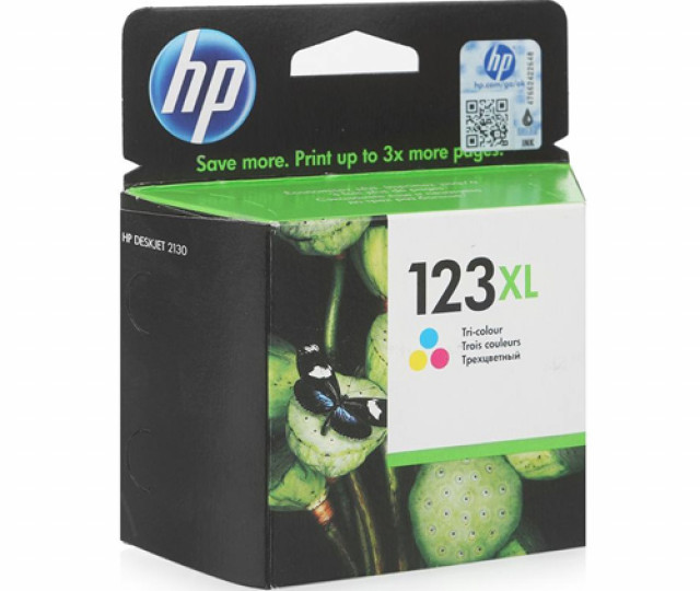 Картридж HP 123XL color F6V18AE для принтера DeskJet 2130