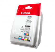 Купить Набор картриджей Canon CLI-471 MultiPack (0401C004) для принтера Pixma MG7740 black, MG5740 Black, MG6840 Black, MG7740 white